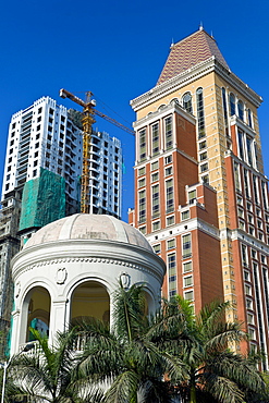 New construction by the newly built ITC Grand Central Sheraton Hotel in Parel district of central Mumbai, Maharashtra, India