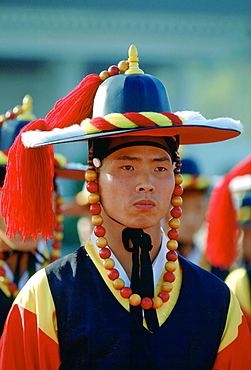 Ceremonial guard in South Korea