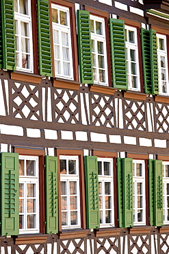 Timber-framed Guesthouse Sonne in Schiltach in the Bavarian Alps, Germany