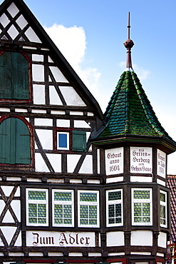 Guesthouse Adler in Black Forest town of Schiltach, Bavaria, Germany