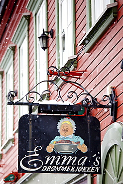 Emma's Drommekjokken, famous Norwegian restaurant in the city of Tromso in the Arctic Circle in Northern Norway