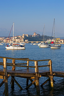 San Vicente de la Barquera, maritime town and holiday resort in Cantabria, Northern Spain