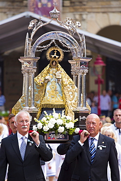 Traditional fiesta at Villaviciosa in Asturias, Northern Spain