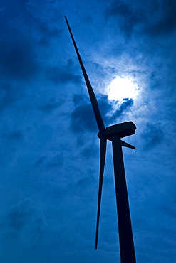 Wind turbine at Airtricity, Richfield Wind Farm at Kilmore, County Wexford, Ireland