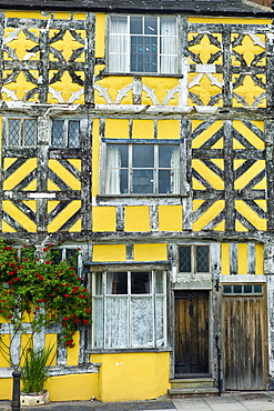 Tudor style timber-framed house in Corve Street, Ludlow, Shropshire, UK