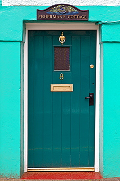 Quaint fisherman's cottage at Aberdyfi, Aberdovey, Snowdonia, Wales