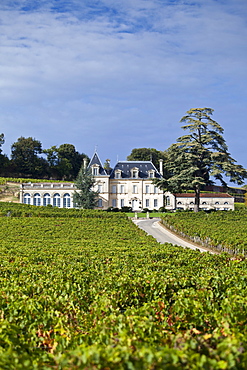 Chateau Fonplegade in the town of St Emilion, Bordeaux, France