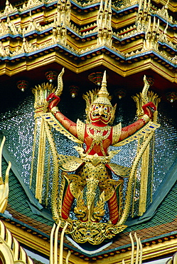 Detail of the Grand Palace, Bangkok, Thailand