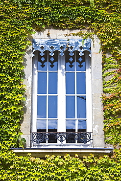 Period window in Ballee, Normandy, France