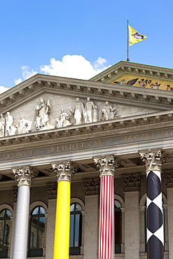 Bavarian State Opera house (Bayerische Staatsoper), in Max-Joseph-Platz in Munich, Bavaria, Germany, Europe