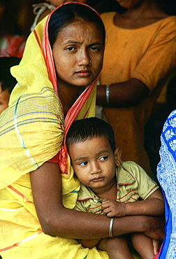 A mother and child in Bangladesh