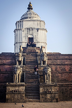 Fasidega Temple, Durbar Square, Bhaktapur, UNESCO World Heritage Site, Nepal, Asia 