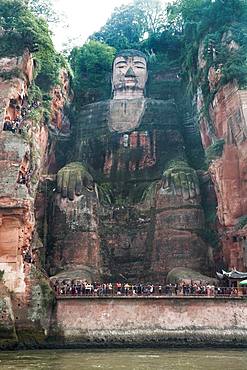 Buddha On Leshan Mountains, China