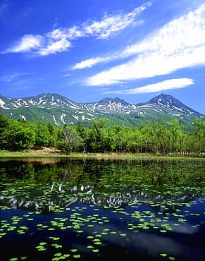 Shiretoko Mountain Range and Five Lakes, Hokkaido, Japan