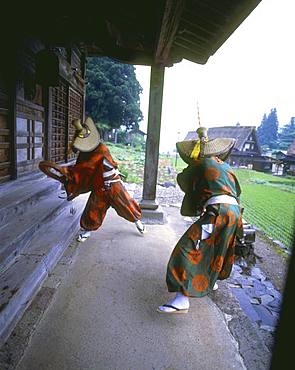 Kokiriko Dancing, Gokayama Village, Toyama Prefecture, Japan