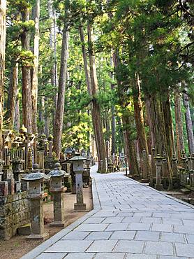 Okunoin Cemetery, Koyasan, Wakayama, Japan