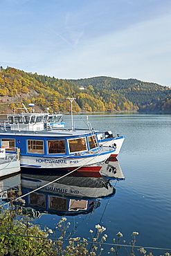 Thuringian Highlands, Hohenwarte-Stausee, Obere Saale, Thuringia, Germany