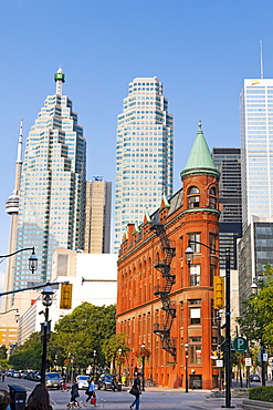 Gooderham Building in Wellington Street, financial district, Toronto, Canada