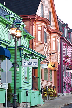 King Street of small port town in Lunenburg, Nova Scotia, Canada