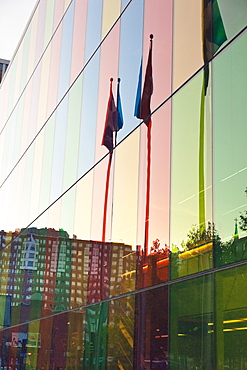 View of Montreal Convention Centre in Jean-Paul Riopelle, Montreal, Canada