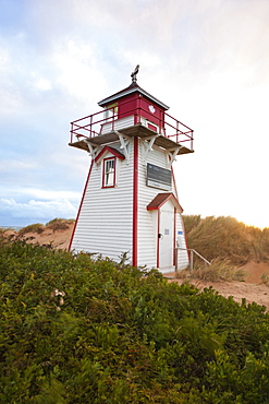 Lighthouse at Covehead in Prince Edward Island National Park, Canada