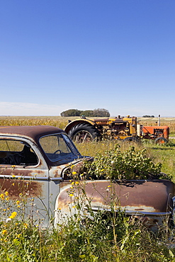 Old ELV near Highway 15, Saskatchewan, Canada 