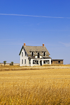 House in Ceylon on Highway 377, Saskatchewan, Canada