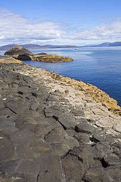 Basalt columns, Staffa Island, Inner Hebrides, Scotland, United Kingdom, Europe