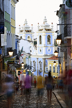 The Pelourinho area in the historical centre of Salvador, UNESCO World Heritage Site, Bahia, Brazil, South America