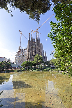 Sagrada Familia Cathedral, UNESCO World Heritage Site, Barcelona, Catalonia, Spain, Europe