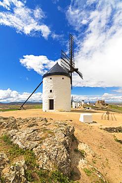 Windmills of Consuegra, Don Quixote route, Toledo province, Castilla-La Mancha (New Castile) region, Spain, Europe