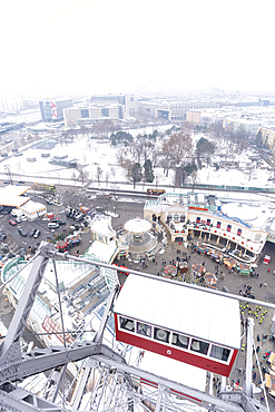 Ferris wheel of Prater Amusement Park, Vienna, Austria, Europe