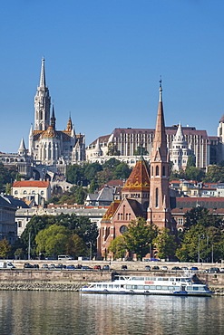 Panaorama photo of Buda, Budapest, Hungary, Europe