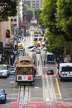 Trams (cable car), San Francisco, California, United States of America, North America