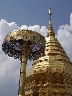 Thai 03 (3) thailand stupa of wat phra that doi suthep buddhist temple, chiang mai  2003