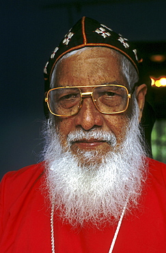 India - religion - christian bishop abraham clemis, head of syrian-jacobite church, kottayam, kerala