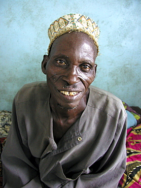 Benin man at st. catholic hospital parakou
