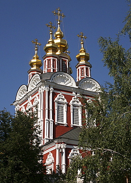 Russia transfiguration church novodevichy monastery moscow