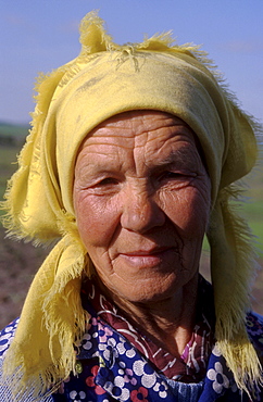 Health, aging old woman zolochov, galicia, ukraine