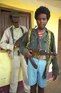 Ethiopia soldiers of the oroma liberation front, hararge