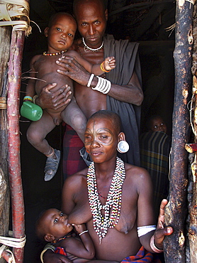 Watatulu tribal family, tanzania. Mwankale