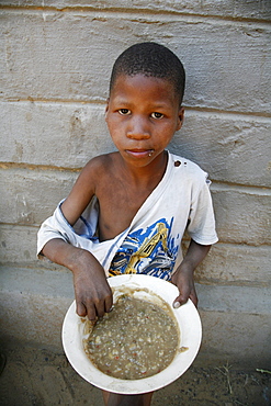 Namibia soup kitchen by catholic aids action, to feed poor children, many of whom aids orphans, at their centre in rehobeth