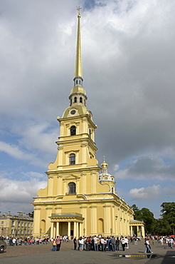 Russia peter paul cathedral in fortress of same name, saint petersbur