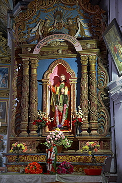 India. Pilgrimage to malayattoor, a hill which saint thomas the apostle is believed to have climbed around 55 ad, leaving his footprints at the top. It is a major pilgrim centre for christians as well as hindus and moslems, who believe the trip can cure them of physical and mental disease. Kerala. Statue of thomas in the lower church