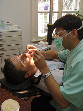 Dentistry, bulgaria. Dentist at work, sofia