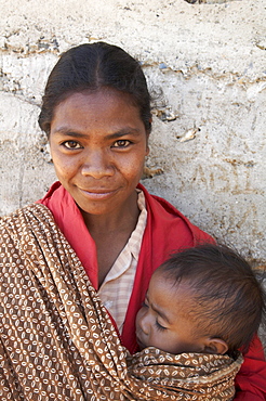 East timor. Mother and child, fatumerita village, aileu district