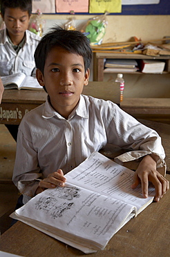 Cambodia sen sok primary school. anlon knang, a resettlement area outside phnom penh where poor people were moved when their inner city slum was developed