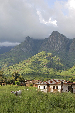 Tanzanian landscape near same in the north-east