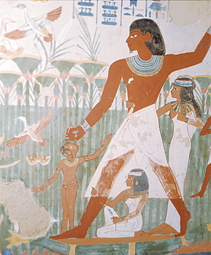 Tomb of Nakht, Valley of the Nobles, Thebes, EgyptNakht was the Minister of Agriculture during the reign of Tutmosos IV