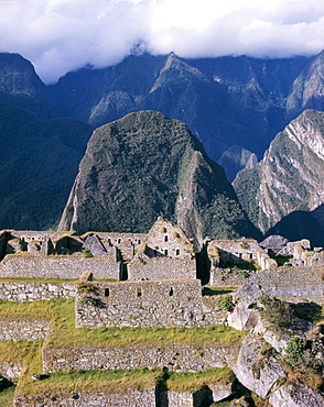 Inca ruins, Machu Picchu, UNESCO World Heritage Site, Peru, South America